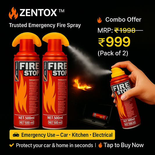 Zentox Emergency Fire Stop – 500ml Multi-Purpose Spray