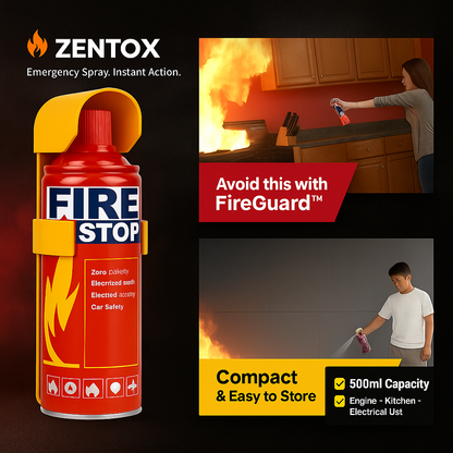 Zentox Emergency Fire Stop – 500ml Multi-Purpose Spray